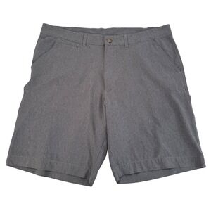 V46 Mens Gray Heathered Performance Golf Shorts‎ Size 40 Stretch 9.5 Inseam